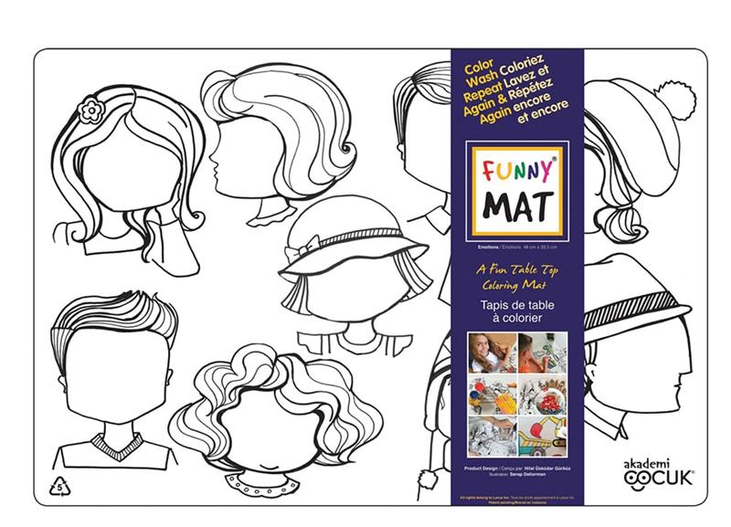 Image COLORING MAT- EMOTIONS