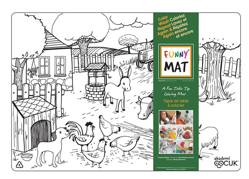 Image MAT FOR COLORING PLAY-ANIMAL