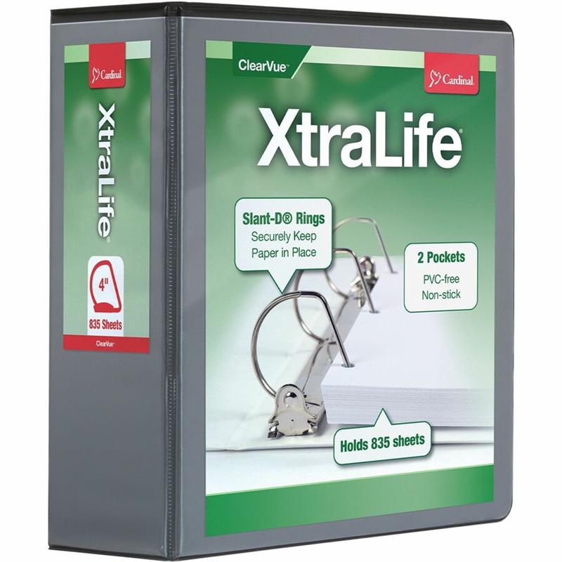 Image XtraLife® ClearVue® Locking Slant-D® Binders