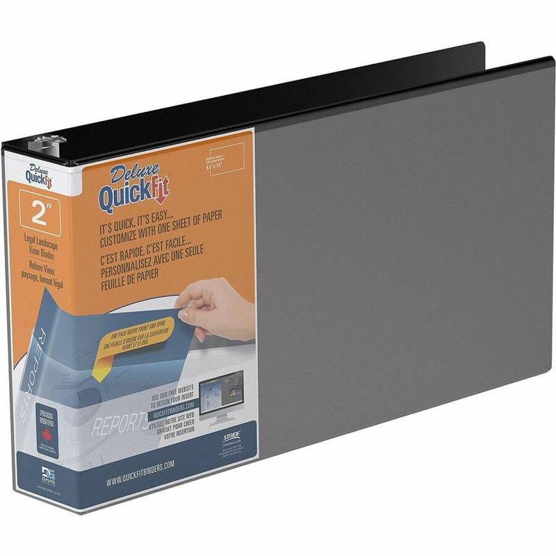 Image Deluxe QuickFit®  Heavy-Duty Spreadsheet &  Legal Presentation Binder