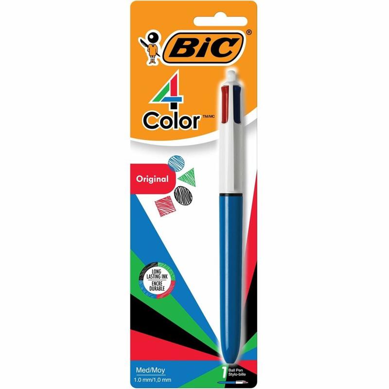 Image 4 Color Retractable Ballpoint Pen