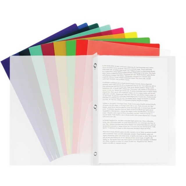 Image Poly Tang Report Cover With Three Fasteners