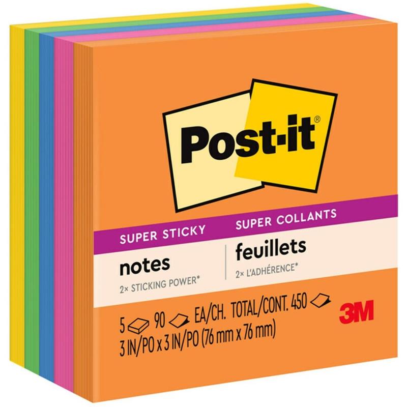 Image Post-it® Super Sticky Notes - Energy Boost Collection
