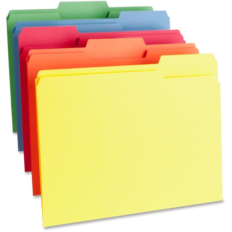 Image Coloured File Folders