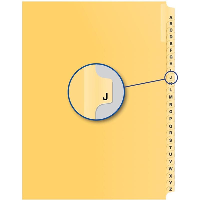 Image Alphabetical Litigation Index Dividers