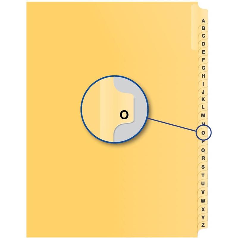 Image Alphabetical Litigation Index Dividers