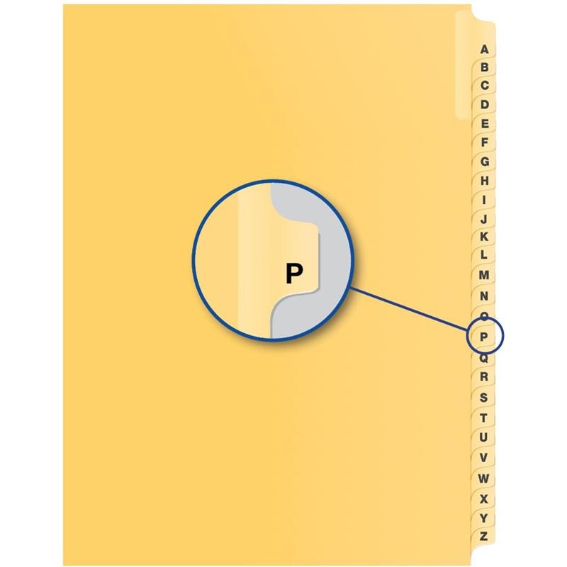 Image Alphabetical Litigation Index Dividers