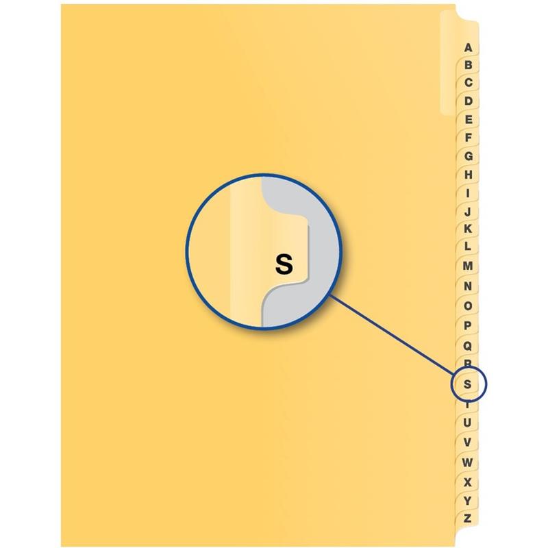 Image Alphabetical Litigation Index Dividers